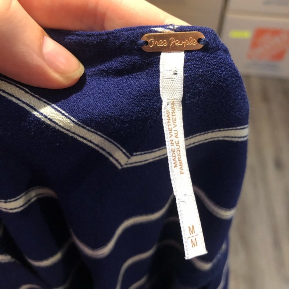 FREE PEOPLE Samifran Crop Flowy Blouse Size Medium - Picture 12 of 14